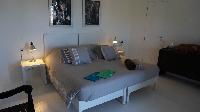clean bedroom linens in Saint Barth Villa Serenity luxury holiday home, vacation rental