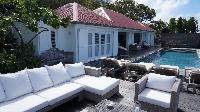 cool patio of Saint Barth Villa Serenity luxury holiday home, vacation rental