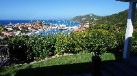 cool garden of Saint Barth Villa Serenity luxury holiday home, vacation rental