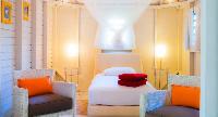 fresh bedroom linens in Saint Barth Villa Cumulus luxury holiday home, vacation rental
