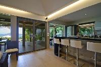 cool breakfast bar of Saint Barth Villa Cumulus luxury holiday home, vacation rental