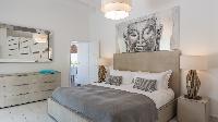 fresh bed sheets in Saint Barth Villa Avalon luxury holiday home, vacation rental