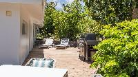 cool courtyard of Saint Barth Villa Avalon luxury holiday home, vacation rental