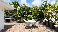 cool terrace of Saint Barth Villa Avalon luxury holiday home, vacation rental