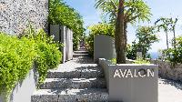 lovely garden of Saint Barth Villa Avalon luxury holiday home, vacation rental