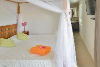 fresh bed sheets in Saint Barth Villa Habitation Saint Louis luxury holiday home, vacation rental