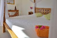 fresh bedroom linens in Saint Barth Villa Habitation Saint Louis luxury holiday home vacation rental