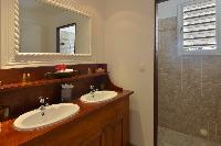 neat bathroom in Saint Barth Villa Habitation Saint Louis luxury holiday home vacation rental