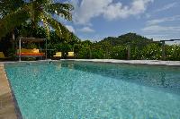 cool swimming pool of Saint Barth Villa Habitation Saint Louis luxury holiday home, vacation rental