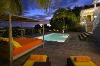 cool poolside of Saint Barth Villa Habitation Saint Louis luxury holiday home, vacation rental