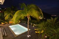 beautiful deck of Saint Barth Villa Habitation Saint Louis luxury holiday home, vacation rental