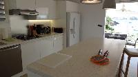 modern kitchen of Saint Barth Villa Habitation Saint Louis luxury holiday home, vacation rental