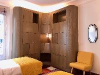 nice bedroom furnishings in Saint Germain des pres - Abbé Grégoire luxury apartment