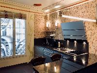 modern kitchen appliances in Saint Germain des pres - Abbé Grégoire luxury apartment