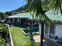lovely garden of Saint Barth Villa Roche Brune luxury holiday home, vacation rental