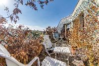 awesome roof terrace garden of Paris - Rue du Banquier Penthouse luxury apartment