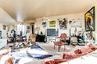 awesome open-plan living room of Paris - Rue du Banquier Penthouse luxury apartment