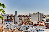 awesome city view from the balcony of Paris - Rue du Banquier Penthouse luxury apartment