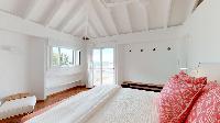 fresh bed sheets in Saint Barth Villa Cap Au Vent luxury holiday home, vacation rental