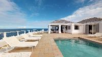 cool swimming pool of Saint Barth Villa Cap Au Vent luxury holiday home, vacation rental