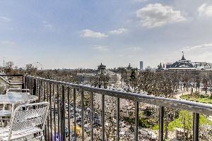awesome view from Champs Elysées - Matignon Penthouse luxury apartment