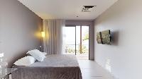 fresh bedroom linens in Saint Barth Villa Joy luxury holiday home, vacation rental