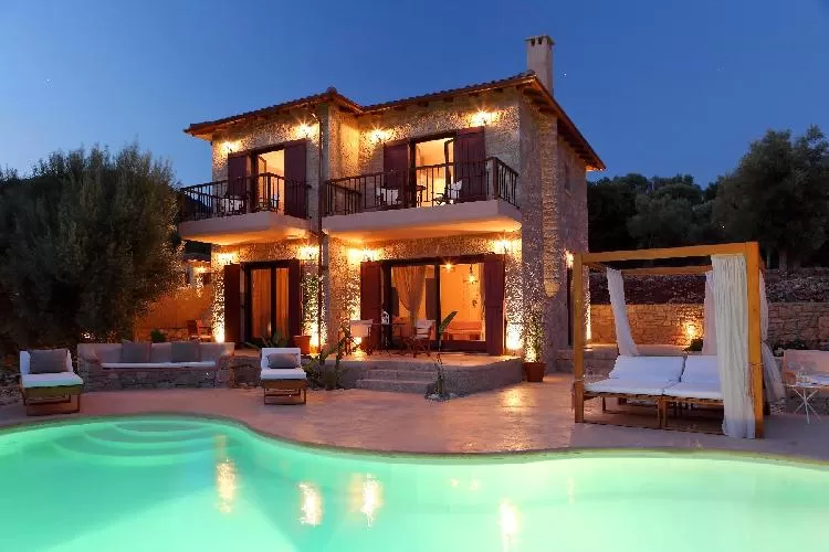 perfect Lefkas Amapola Villa Agapi luxury holiday home, vacation rental