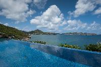 cool swimming pool of Saint Barth Villa Pointe Milou luxury holiday home, vacation rental