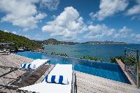 spectacular sea view from Saint Barth Villa Pointe Milou luxury holiday home, vacation rental