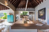 beautiful living room of Saint Barth Villa Acamar luxury holiday home, vacation rental