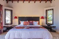 pristine bedding in Saint Barth Villa Acamar luxury holiday home, vacation rental