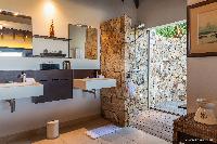 clean bathroom in Saint Barth Villa Acamar luxury holiday home, vacation rental