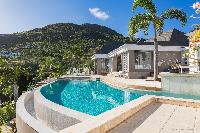 impressive architecture of Saint Barth Villa Acamar luxury holiday home, vacation rental