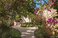 lovely garden of Saint Barth Villa Acamar luxury holiday home, vacation rental