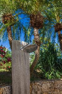 incredible outdoor rain shower at Saint Barth Villa Acamar luxury holiday home, vacation rental