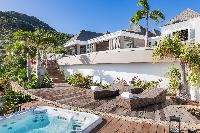 incredible exterior of Saint Barth Villa Acamar luxury holiday home, vacation rental