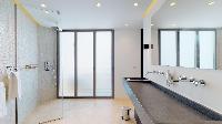 invigorating rain shower in Saint Barth Villa Romane luxury holiday home, vacation rental