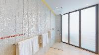 cool rain shower in Saint Barth Villa Romane luxury holiday home, vacation rental