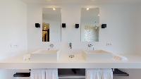 spic-and-span lavatory in Saint Barth Villa Romane luxury holiday home, vacation rental