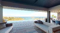 cool terrace of Saint Barth Villa Romane luxury holiday home, vacation rental