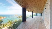 cool balcony of Saint Barth Villa Romane luxury holiday home, vacation rental