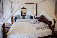 clean bedroom linens in Saint Barth Villa Tortue luxury holiday home, vacation rental