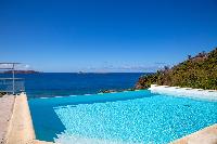 cool infinity pool of Saint Barth Villa Tortue luxury holiday home, vacation rental