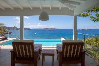 spectacular sea view from Saint Barth Villa Tortue luxury holiday home, vacation rental