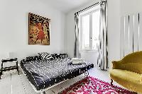 interesting bedroom furnishings in Port Royal - Les Gobelins luxury apartment