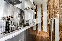 nice interiors of Saint Germain des Pres - Grands Augustins luxury apartment