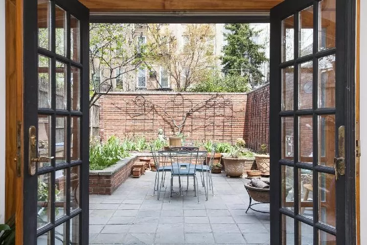 cool patio of New York 3rd Place luxury apartment