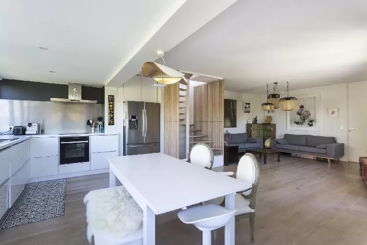 pleasant kitchen of Boulogne - Villa Saïd luxury apartment