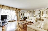 awesome living room of Trocadéro - Poincaré 3 Bedrooms I luxury apartment