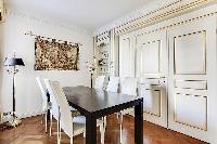 charming dining area in Trocadéro - Poincaré 3 Bedrooms I luxury apartment